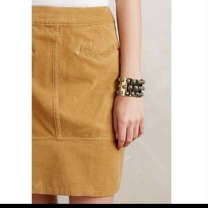 Maeve A line Corduroy Mini Skirt